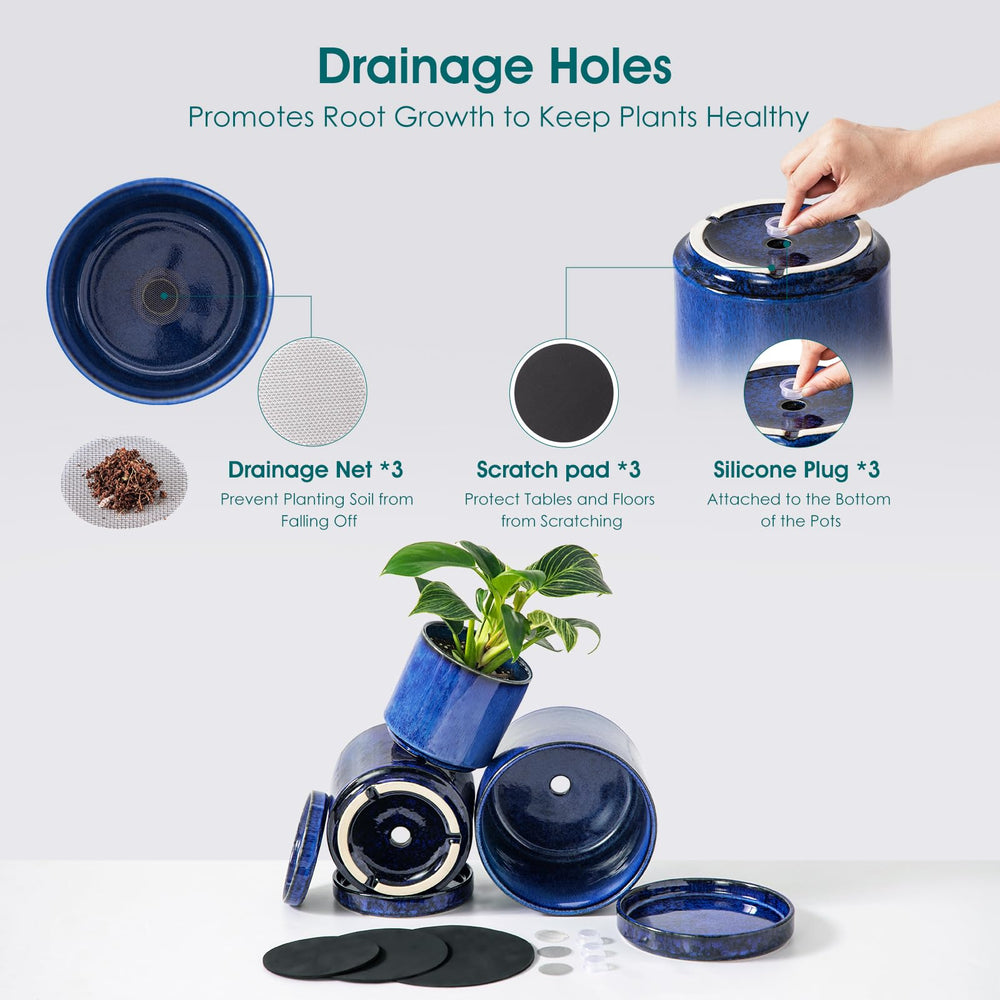 vancasso close detail of drainage hole and attached tray protecting surfaces from water
