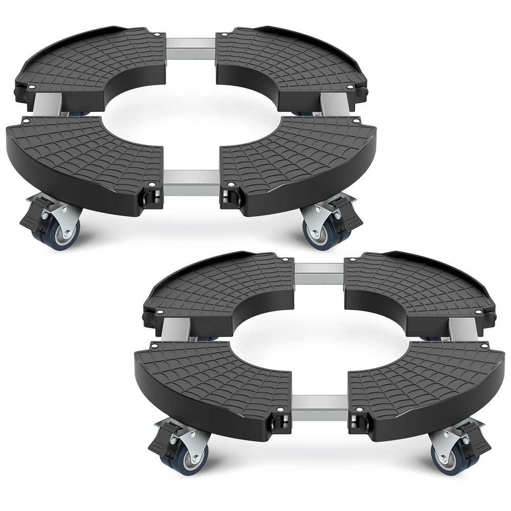VANCASTLE front view assembled caddy showing stability and mobility