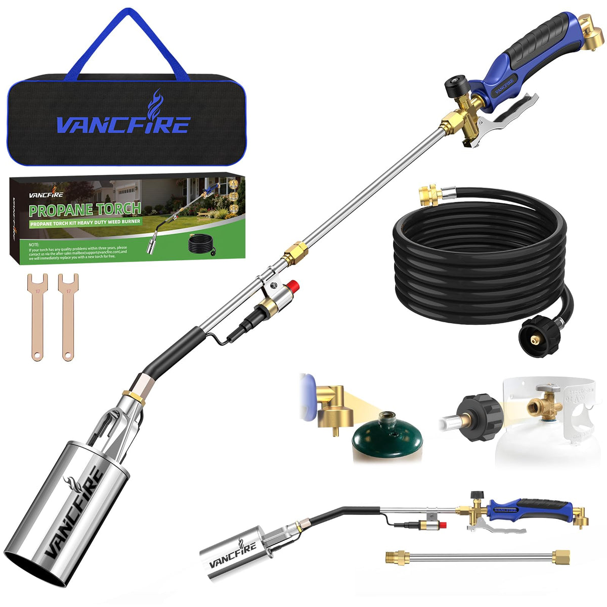 VANCFIRE full kit front view showing components and organized layout
