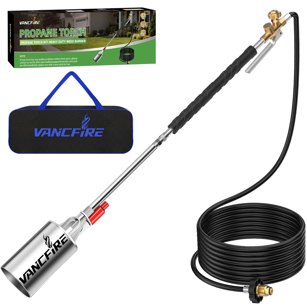 VANCFIRE torch full kit front view shows complete equipment and portability benefits
