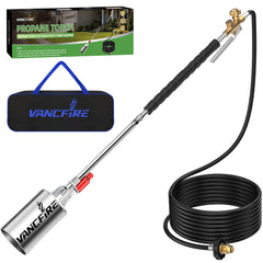 VANCFIRE torch full kit front view shows complete equipment and portability benefits