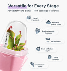 Vandorelle side refill portal demonstration showing refill without disturbing delicate roots