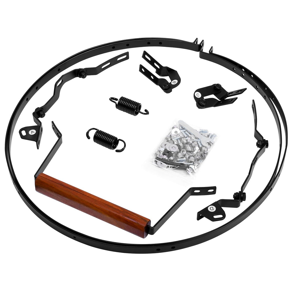 Vankey front view of band and hinge assembly showing complete kit benefits