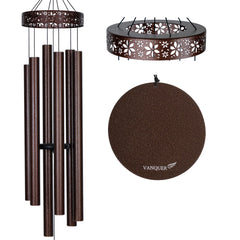 Vanquer front view showing bronze finish and large 58-inch presence, adds elegant décor