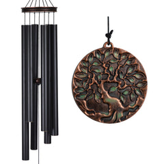 Vanquer Tree of Life front view showing vintage black finish and elegant silhouette
