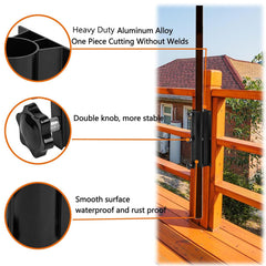 VANROUG tightening screw detail demonstrating quick installation and hold