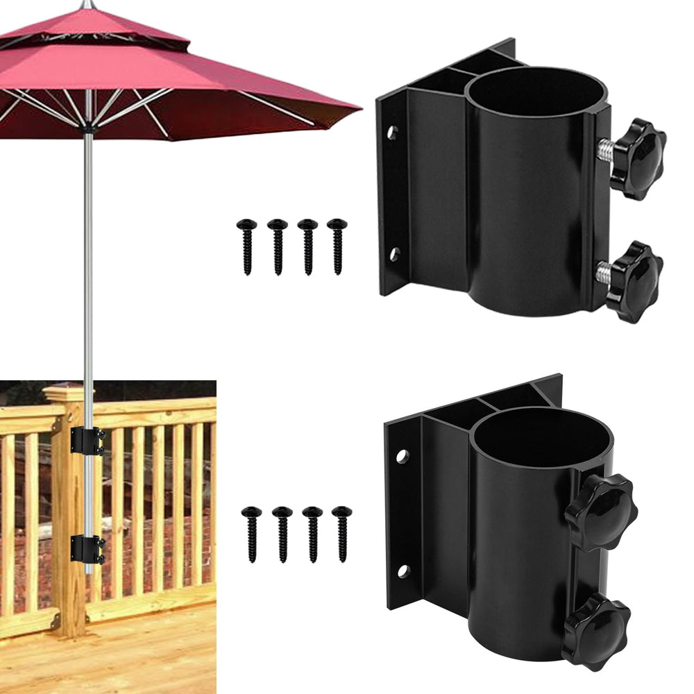 VANROUG front view clamped to railing showing stable mounting benefit