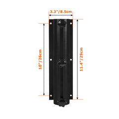 VANROUG close-up of aluminum alloy cut and powder-coated finish durability
