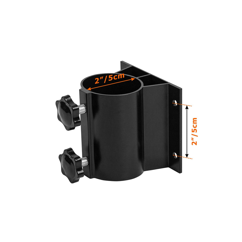 VANROUG side profile with umbrella pole inserted for secure fit benefit