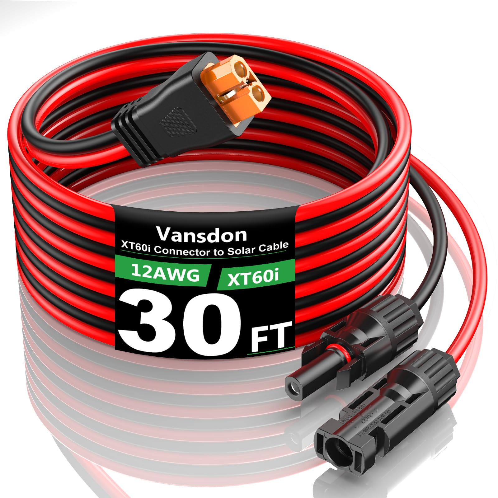 Vansdon XT60i front connector showing secure fit and safer connections