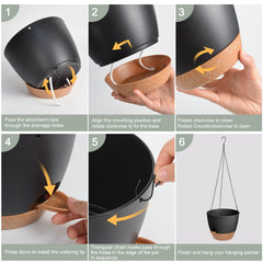 Vanslogreen rust-resistant chains and hook detail illustrating secure, stable hanging support