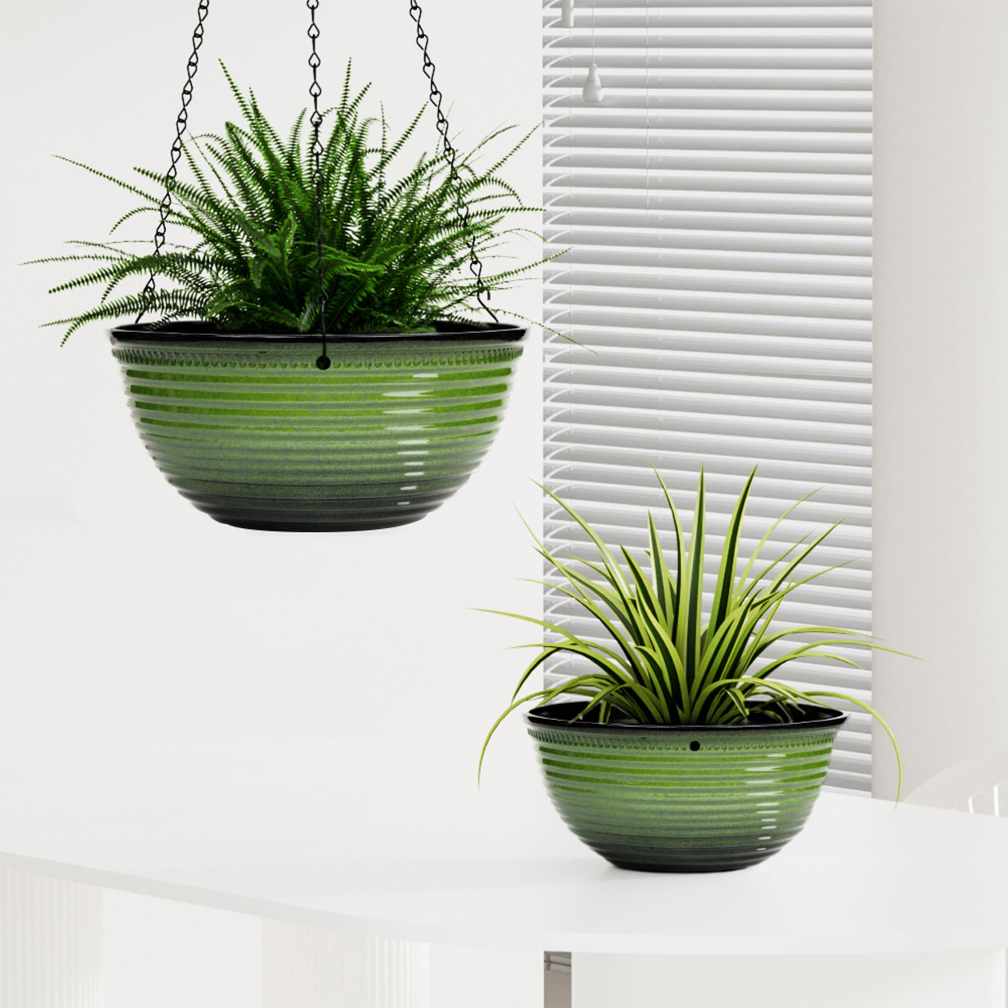 Vanslogreen removable drain plug detail illustrating easy indoor/outdoor water control