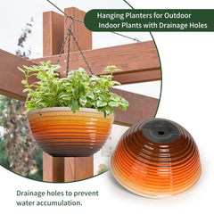 Vanslogreen drainage hole and plug close-up showing removable plug for customizable watering benefit