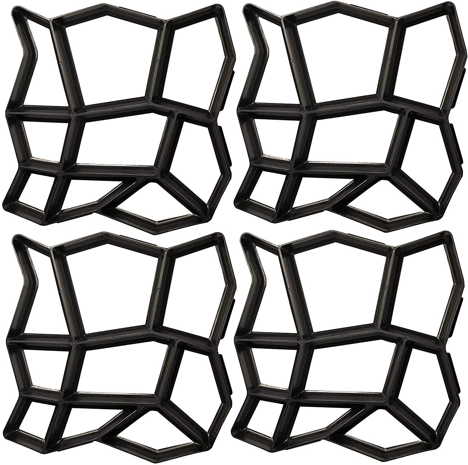 VanSmaGo front view of the four-pack mold set showing compact packaging and durable plastic for easy projects
