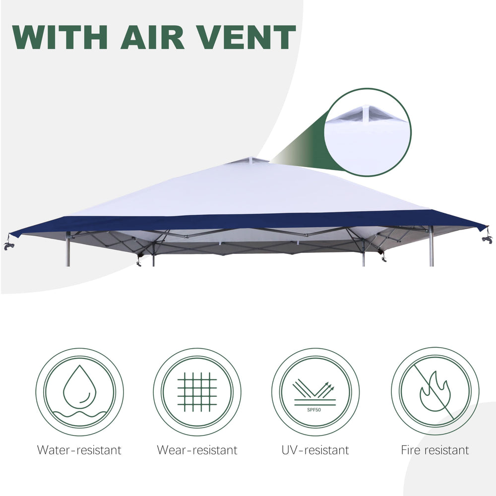 Vantco replacement canopy installed on gazebo providing cool shade