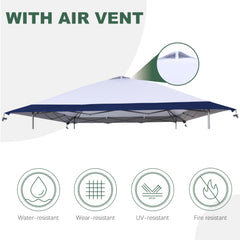 Vantco replacement canopy installed on gazebo providing cool shade