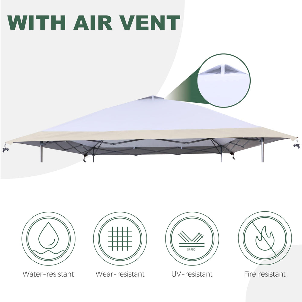 Vantco side drip edge shot showing water-resistant hem and rain runoff benefit