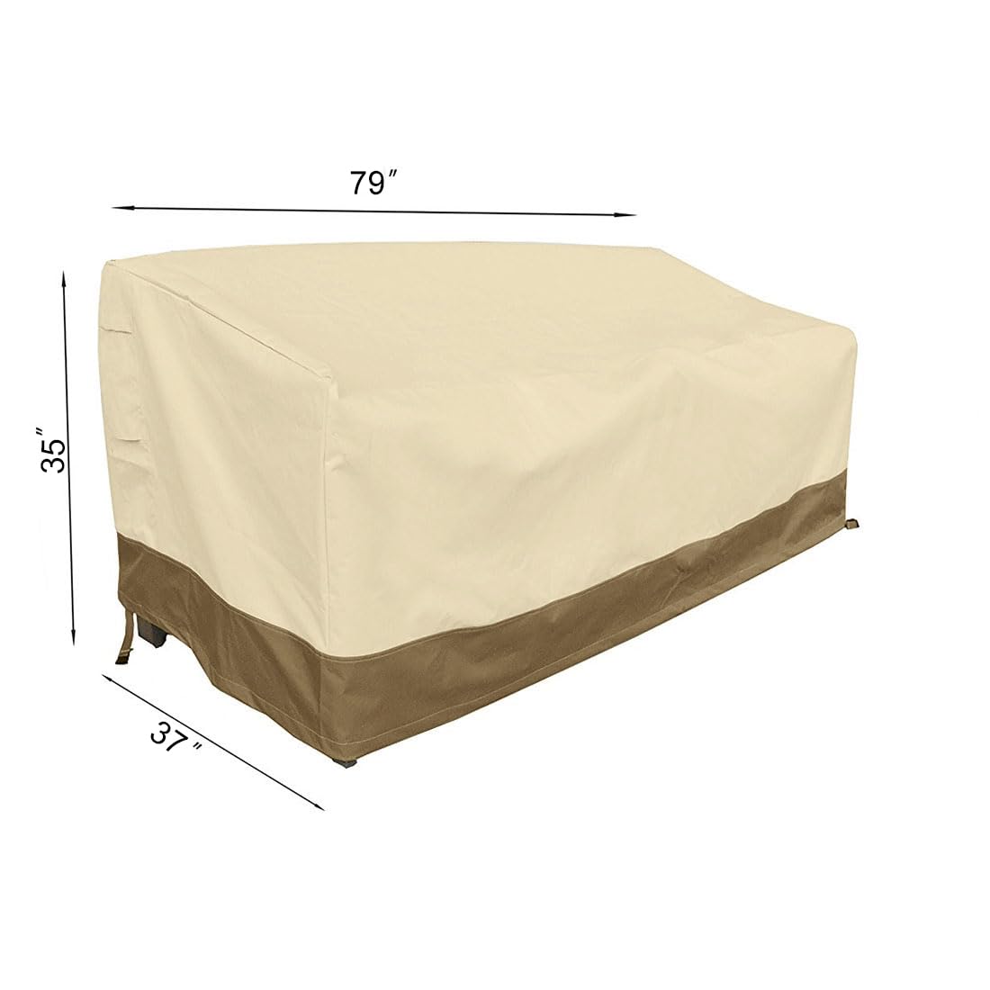 Vanteriam folded cover in storage illustrating compact space-saving benefit