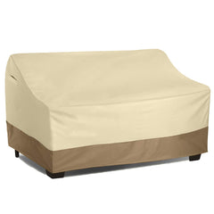 Vanteriam front view on a bench showing full coverage and weather protection