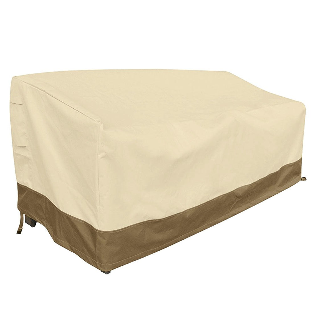 Vanteriam front view of covered sofa showing full protection benefit