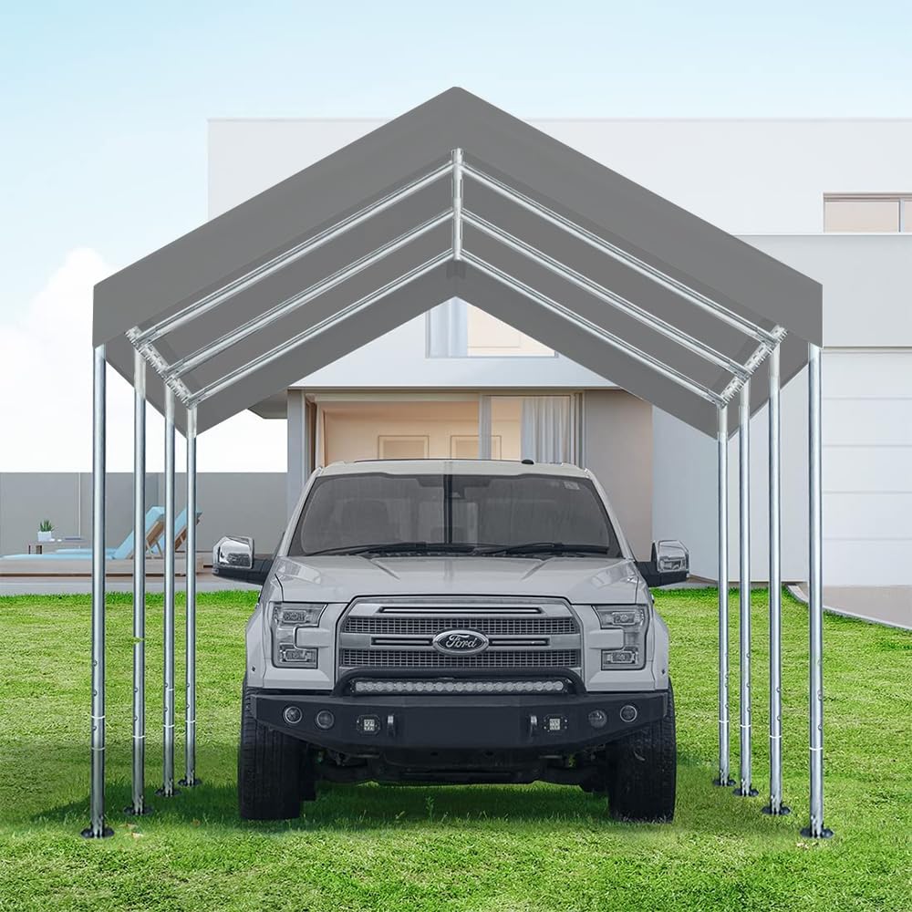 Vanteriam lifestyle driveway setting showing neat curb appeal and shade