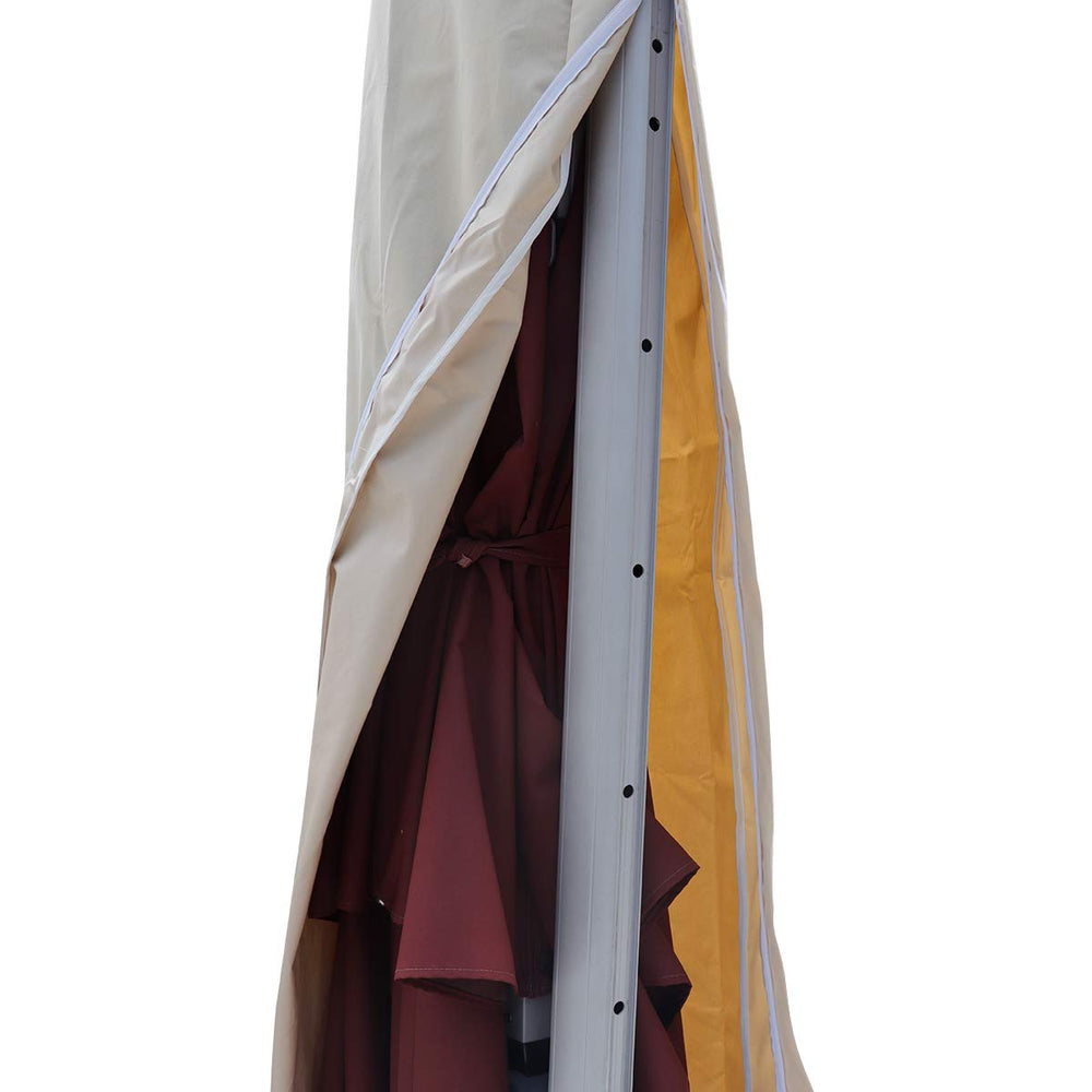 Vanteriam heavy-duty zipper with padded handle for easy fitting and removal