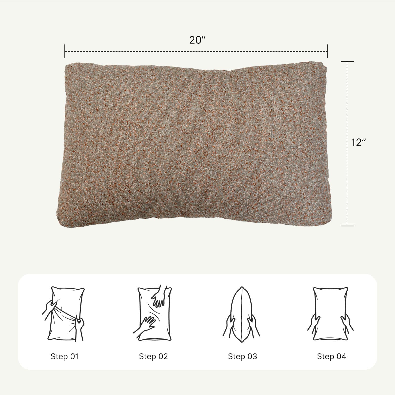 Varmoza sewn label and care tag showing washing instructions for long-lasting use