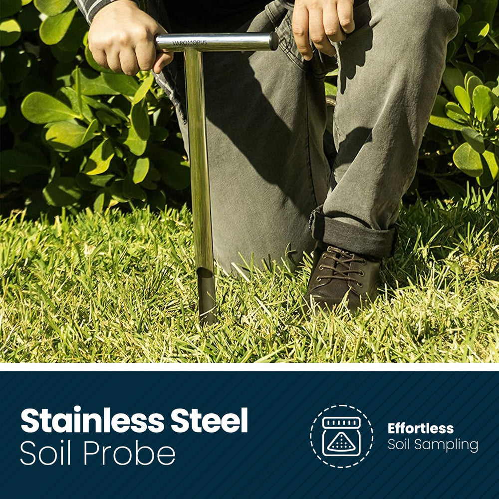 Varomorus close-up of cutting edge showing precision for clean 3/4 inch soil cores