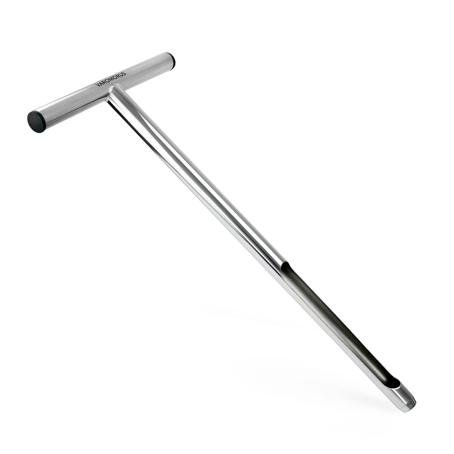 Varomorus probe front view showing stainless steel finish and clean design for durability