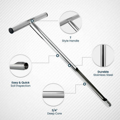 Varomorus T-style handle close-up showing grip for easier insertion and extraction