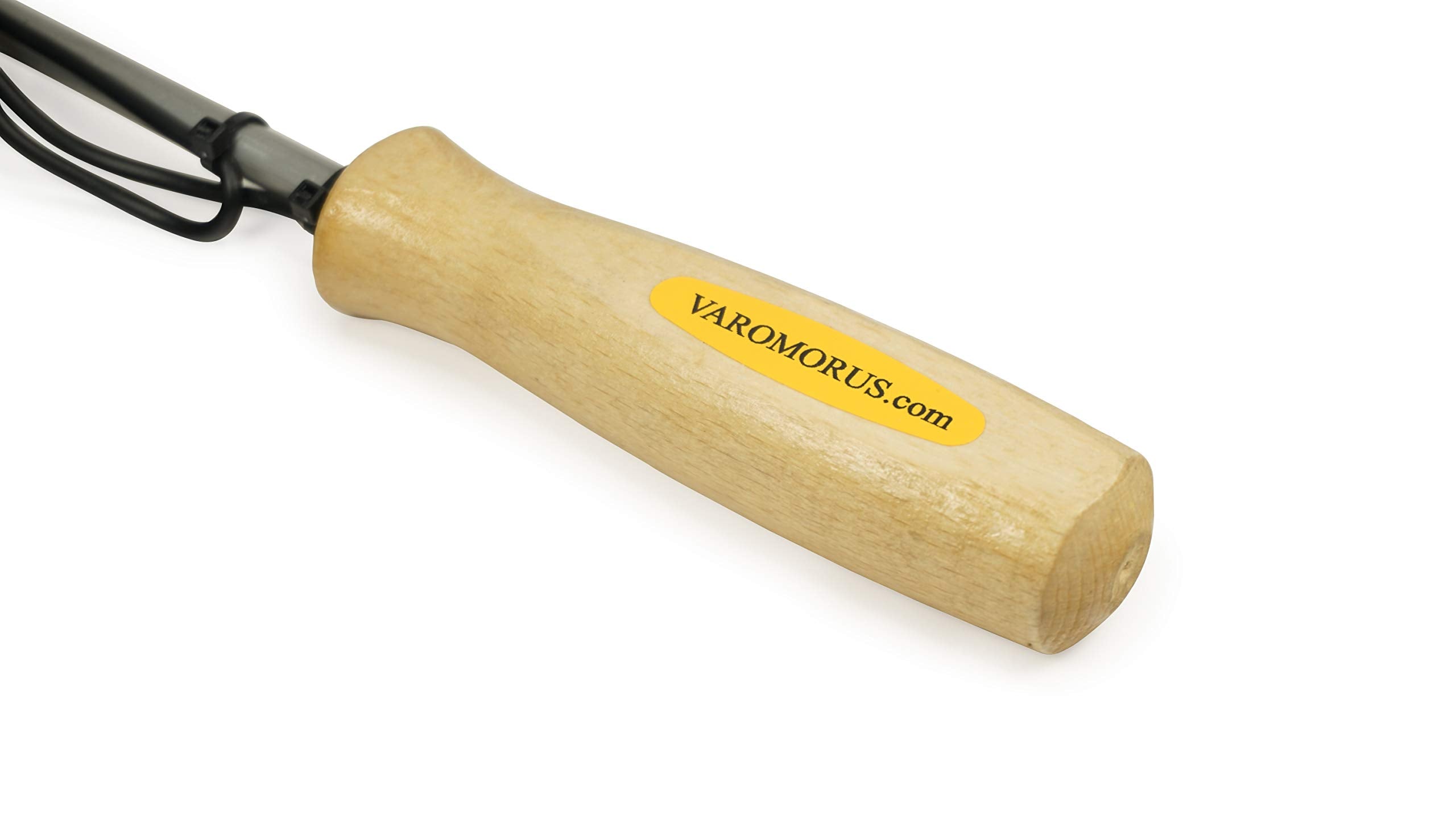 Varomorus size scale with hand illustrating balanced 45 cm tool length handling