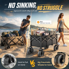 VARRONOBE folded compact storage demonstrating easy trunk fit and portability