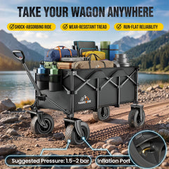 VARRONOBE loaded with a large cooler to show 220L capacity and organization