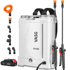 VASG front view showing controls and pump, allowing precise adjustable spraying
