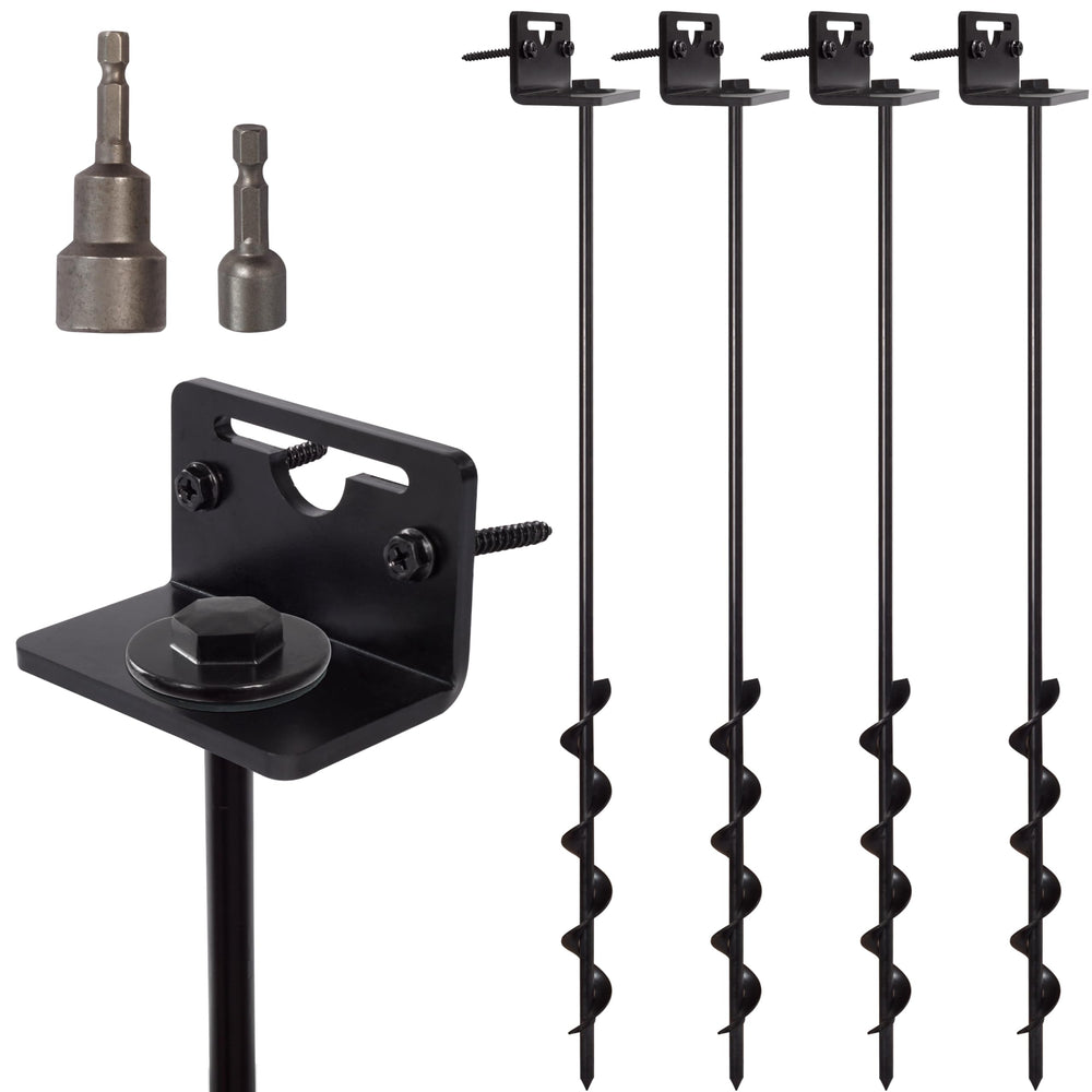VASGOR front view anchor and brackets showing secure mounting