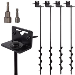 VASGOR front view anchor and brackets showing secure mounting