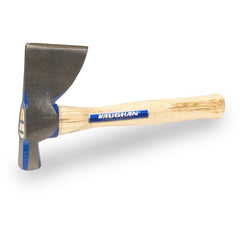 Vaughan half hatchet front view showing polished head and powder coat durability