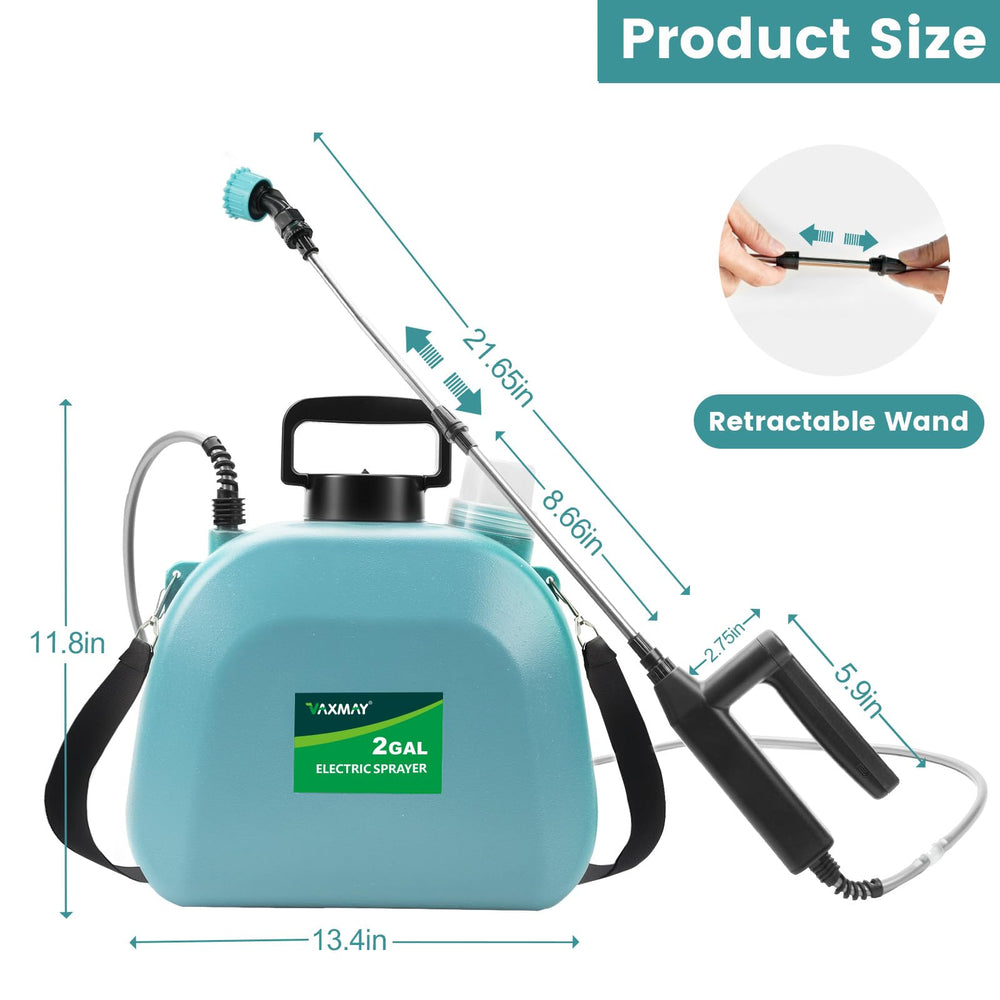 VAXMAY next to household items to show 2-gallon size and scale
