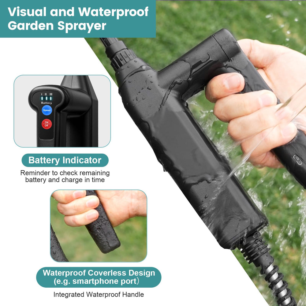 VAXMAY clear tank scale and wide openings for easy filling and measuring