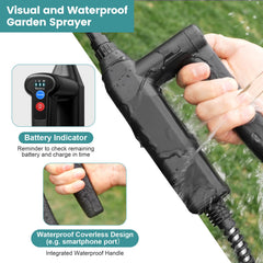 VAXMAY clear tank scale and wide openings for easy filling and measuring