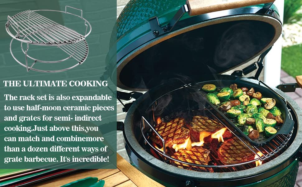 VBOYL demonstration of searing and indirect zones showing simultaneous cooking benefit