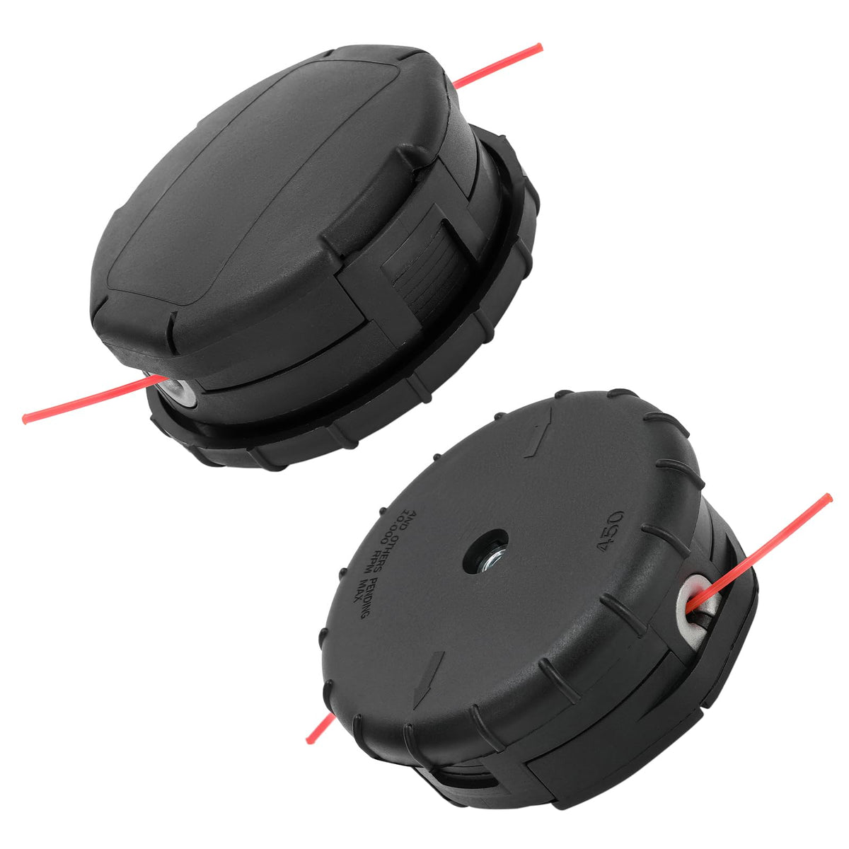 VBSYBO front view of two-pack speed-feed head showing compact design and convenience