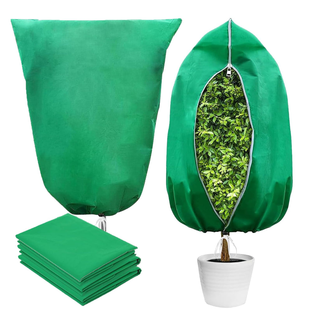 VBWSL front view of cover pack showing four green covers protecting planters