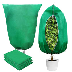 VBWSL front view of cover pack showing four green covers protecting planters