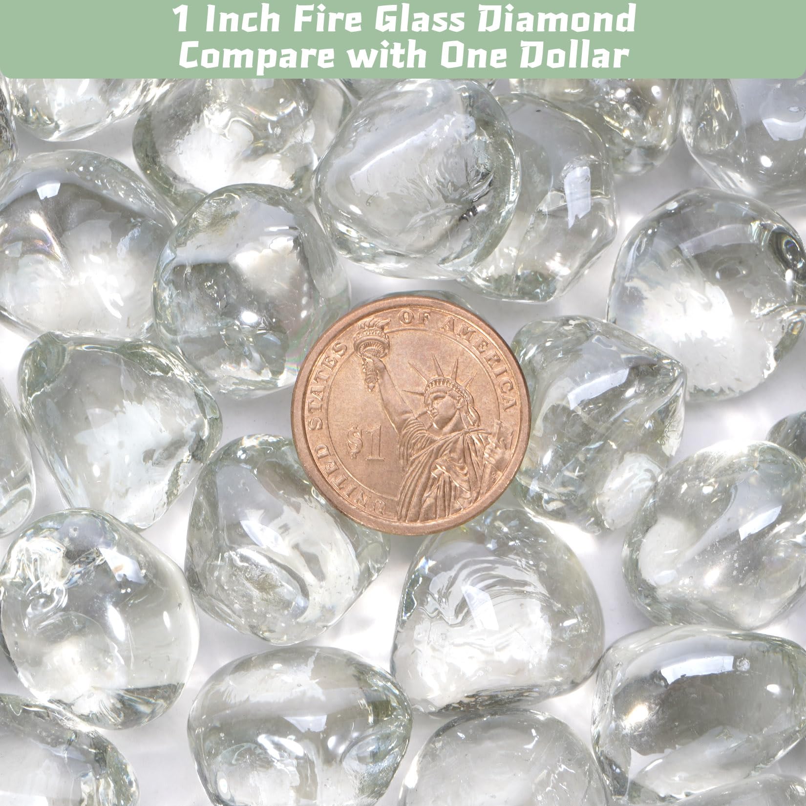 vchin clear glass close-up showing polished finish and reflective beauty