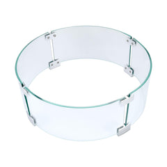 vchin front view packaged showing the assembled 17-inch wind guard and packaging for quick setup benefit