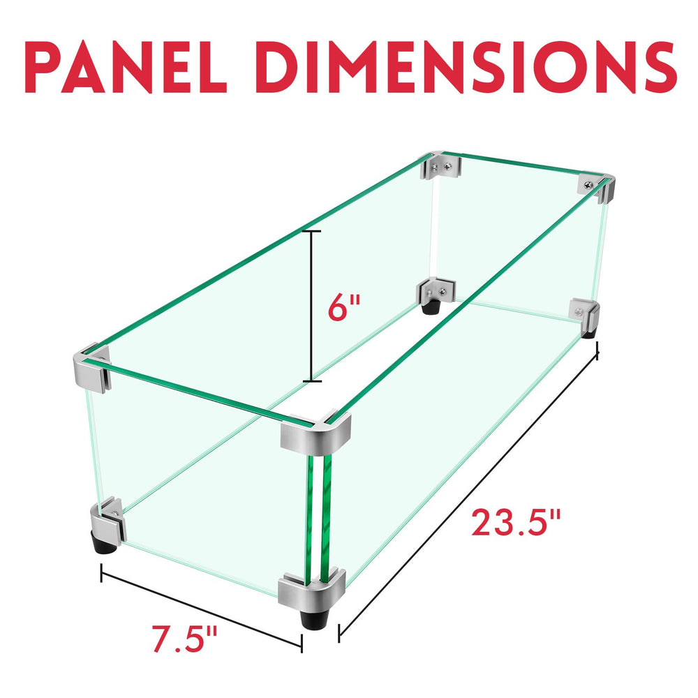 vchin close-up of tempered glass edge highlighting heat resistance and durable finish