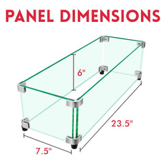 vchin close-up of tempered glass edge highlighting heat resistance and durable finish