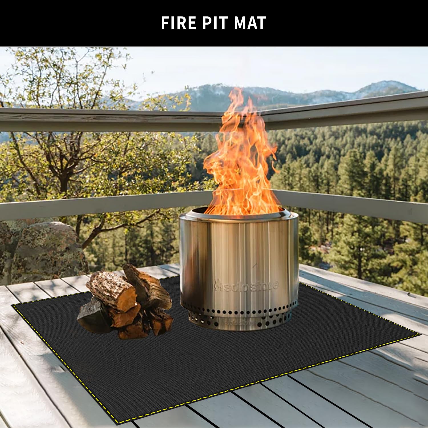 VCHOMY size comparison with grill showing extensive coverage