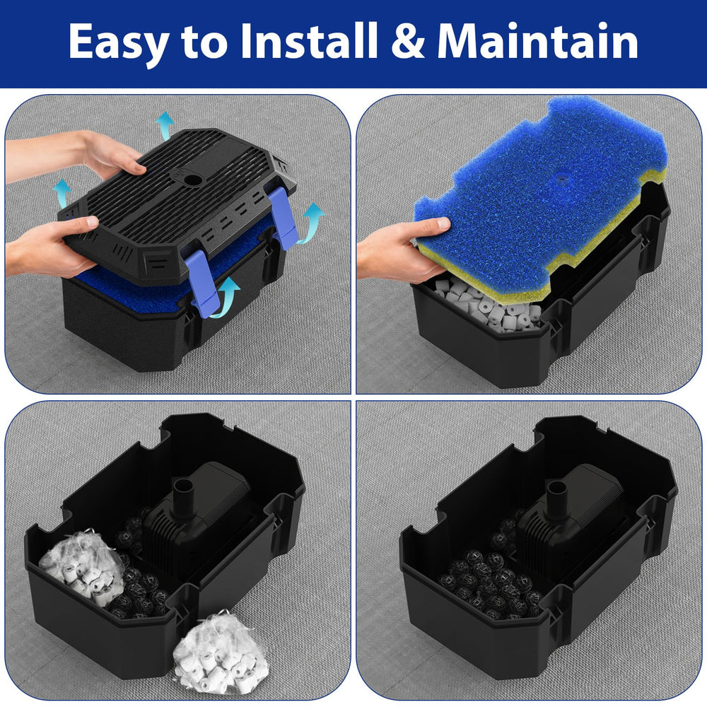 VCRAZE bio-balls and ceramic rings detail promoting bacteria colonization benefit
